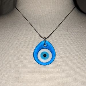 Evil eye necklace.